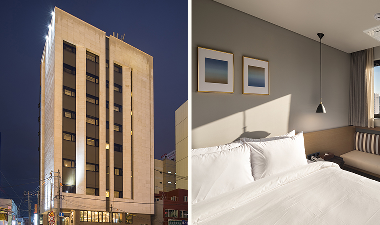 부산 호텔 외관